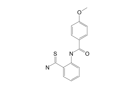 2-(4-METHOXYBENZOYLAMINO)-THIOBENZAMIDE