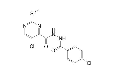 benzoic acid, 4-chloro-, 2-[[5-chloro-2-(methylthio)-4-pyrimidinyl]carbonyl]hydrazide