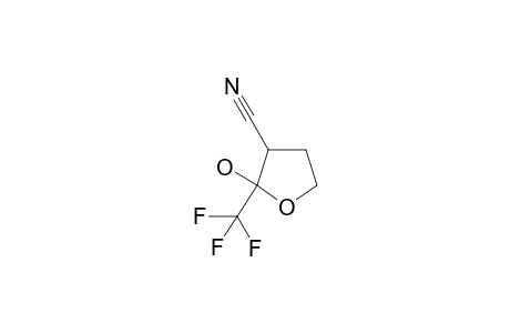 2-hydroxy-2-(trifluoromethyl)oxolane-3-carbonitrile