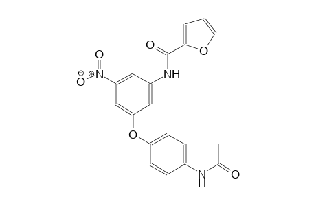 2-furancarboxamide, N-[3-[4-(acetylamino)phenoxy]-5-nitrophenyl]-