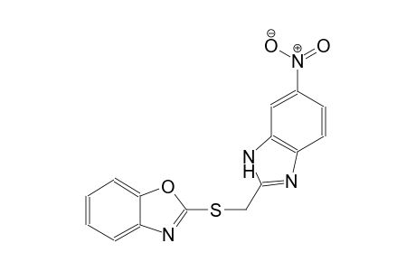 benzoxazole, 2-[[(6-nitro-1H-benzimidazol-2-yl)methyl]thio]-