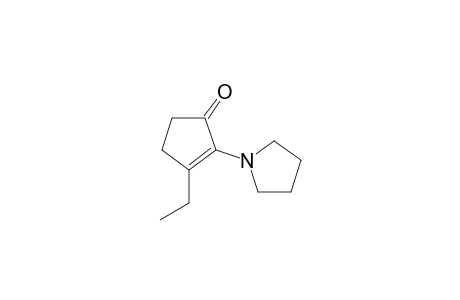 3-Ethyl-2-(1-pyrrolidinyl)-2-cyclopenten-1-one