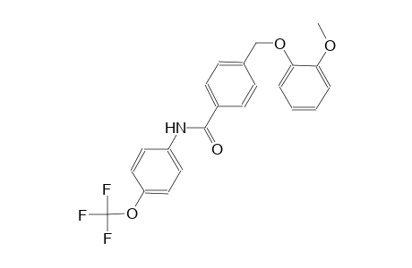 4-[(2-methoxyphenoxy)methyl]-N-[4-(trifluoromethoxy)phenyl]benzamide