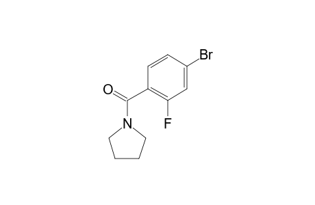 1-[(4-Bromo-2-fluorophenyl)carbonyl]pyrrolidine