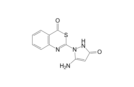 2-(5-Amino-3-oxo-2,3-dihydropyrazol-1-yl)-4H-benzo[d][1,3]thiazin-4-one