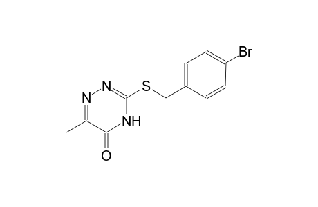 3-[(4-bromobenzyl)sulfanyl]-6-methyl-1,2,4-triazin-5(4H)-one