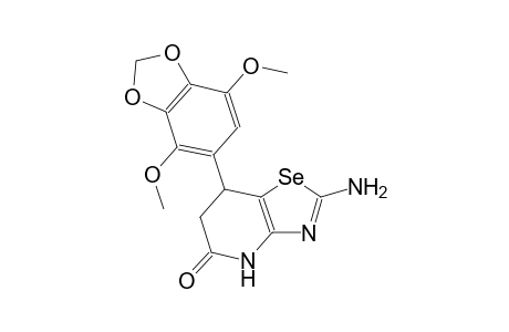 selenazolo[4,5-b]pyridin-5(4H)-one, 2-amino-7-(4,7-dimethoxy-1,3-benzodioxol-5-yl)-6,7-dihydro-