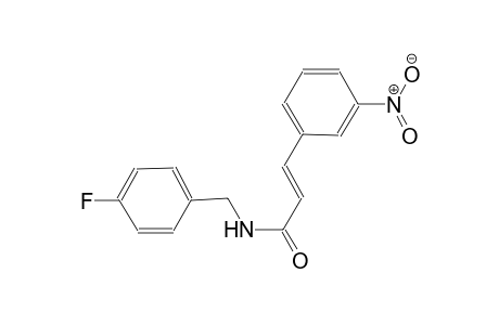 (2E)-N-(4-fluorobenzyl)-3-(3-nitrophenyl)-2-propenamide