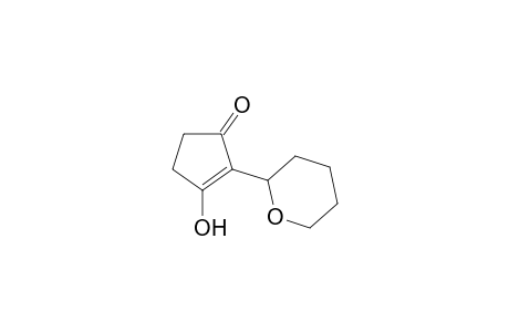 2-Cyclopenten-1-one, 3-hydroxy-2-(tetrahydro-2H-pyran-2-yl)-