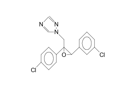 1H-1,2,4-Triazole, 1-[[3-(3-chlorophenyl)-2-(4-chlorophenyl)oxiranyl]methyl]-, cis-