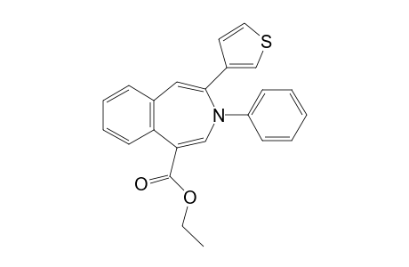 Ethyl 3-phenyl-4-(thiophen-3-yl)-3H-benzo[d]azepine-1-carboxylate