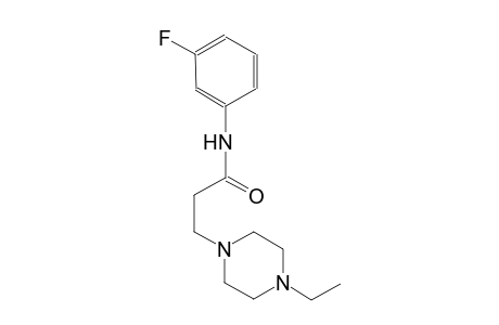 1-piperazinepropanamide, 4-ethyl-N-(3-fluorophenyl)-