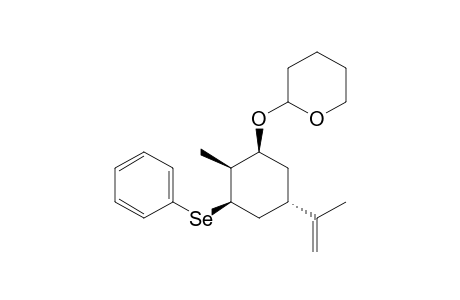 (1S,2S,3R,5S)-2-Methyl-5-(1-methylethenyl)-3-(phenylseleno)cyclohexanol tetrahydropyranyl ether