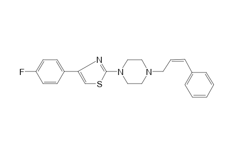 2-[4-[(Z)-cinnamyl]piperazin-1-yl]-4-(4-fluorophenyl)thiazole