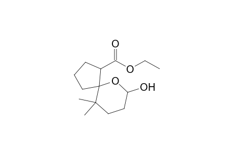 Ethyl 7-hydroxy-10,10-dimethyl-6-oxaspiro[4.5]decane-1-carboxylate