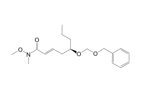 (R,E)-5-(BENZYLOXYMETHOXY)-N-METHOXY-N-METHYLOCT-2-ENAMIDE