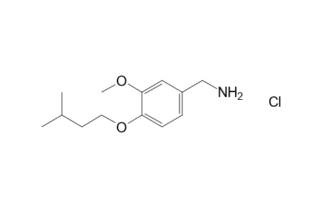 4-(3-Methylbutoxy)-3-methoxyphenylmethanamine hydrochloride