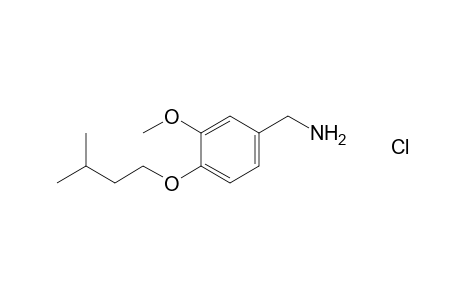 4-(3-Methylbutoxy)-3-methoxyphenylmethanamine hydrochloride