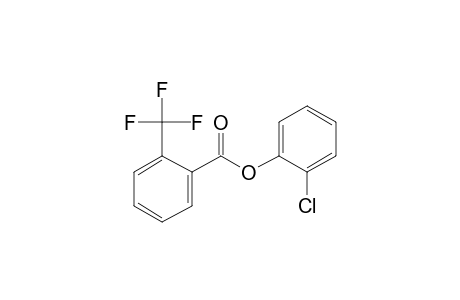 2-Trifluoromethylbenzoic acid, 2-chlorophenyl ester