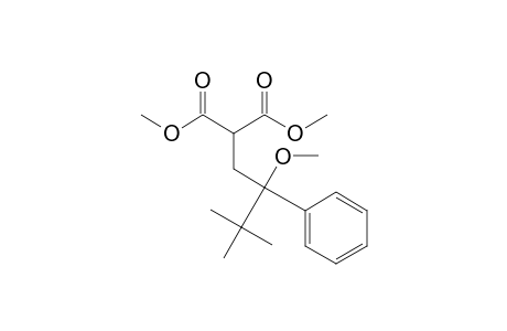 Methyl 2-(Methoxycarbonyl)-5,5-dimethyl-4-methoxy-4-phenylhexanoatee