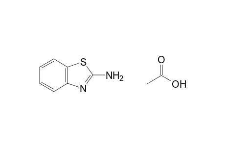 2-aminobenzothiazole, acetate(1:1)(salt)