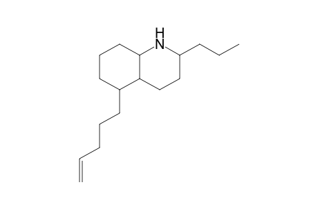5-(4'-Penten-1'-yl)-2-propyldecahydroquinoline