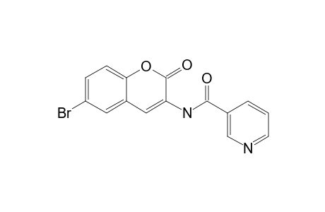 N-(6-Bromo-2-oxo-2H-chromen-3-yl)nicotinamide