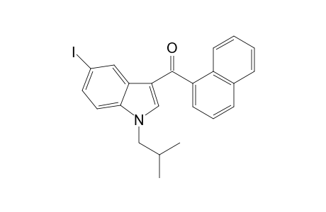 1-iso-Butyl-5-iodo-3-(1-naphthoyl)-1H-indole