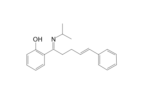 2-[(E)-1-Isopropylimino-5-phenyl-4-pentenyl]phenol