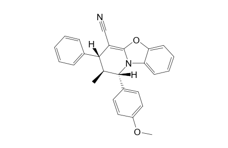 (1S,2S,3R)-1-(4-methoxyphenyl)-2-methyl-3-phenyl-2,3-dihydro-1H-pyrido[2,1-b][1,3]benzoxazole-4-carbonitrile