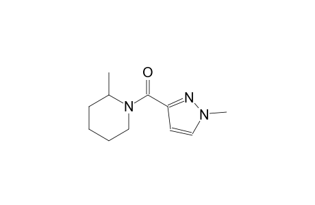 2-methyl-1-[(1-methyl-1H-pyrazol-3-yl)carbonyl]piperidine
