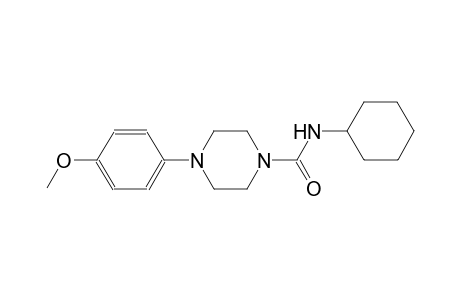 N-cyclohexyl-4-(4-methoxyphenyl)-1-piperazinecarboxamide