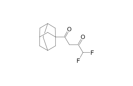 1-(1-adamantyl)-4,4-bis(fluoranyl)butane-1,3-dione
