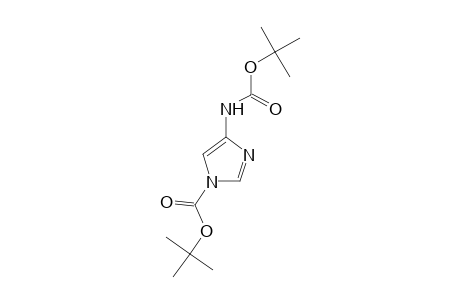 1H-Imidazole-1-carboxylic acid, 4-(t-butoxycarbonylamino)-, t-butyl ester