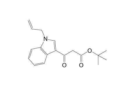 t-Butyl 3-oxo-3-(N-allylindol-3-yl)propanoate