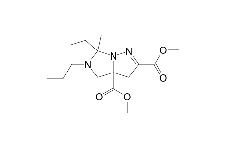 3,5-Dimethoxycarbonyl-8-ethyl-8-methyl-7-propyl-1,2.7-triazabicyclo[3.3.0]oct-2-ene