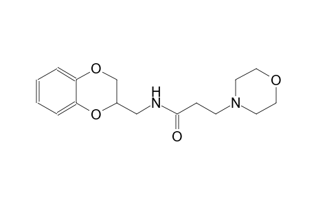 4-morpholinepropanamide, N-[(2,3-dihydro-1,4-benzodioxin-2-yl)methyl]-