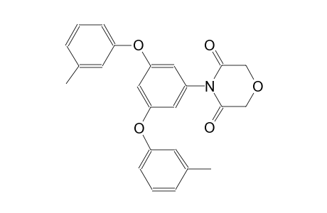 4-[3,5-bis(3-methylphenoxy)phenyl]-3,5-morpholinedione