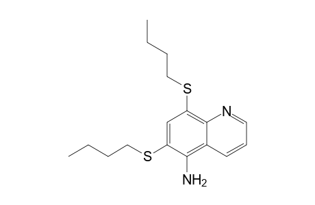 5-Amino-6,8-di(1-butylthio)quinoline