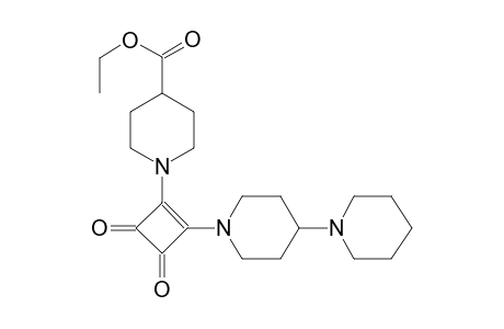 ethyl 1-(2-([1,4'-bipiperidin]-1'-yl)-3,4-dioxocyclobut-1-en-1-yl)piperidine-4-carboxylate