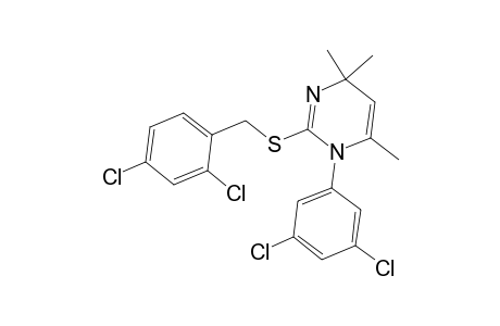 2,4-Dichlorobenzyl 1-(3,5-dichlorophenyl)-4,4,6-trimethyl-1,4-dihydro-2-pyrimidinyl sulfide