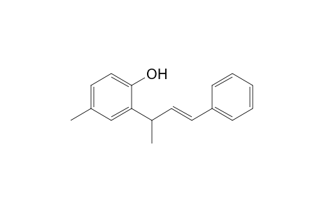 4-methyl-2-[(E)-1-methyl-3-phenyl-allyl]phenol