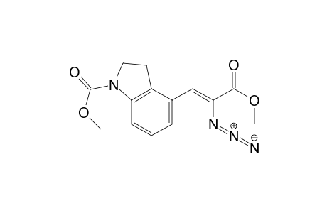 Methyl ester of 4-(2-azido-3-methoxy-3-oxo-1-propenyl)-2,3-dihydro-1H-indole-1-carboxylic acid