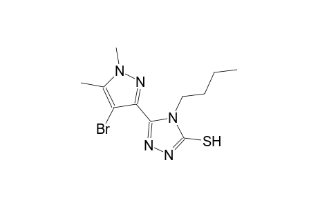 5-(4-bromo-1,5-dimethyl-1H-pyrazol-3-yl)-4-butyl-4H-1,2,4-triazole-3-thiol