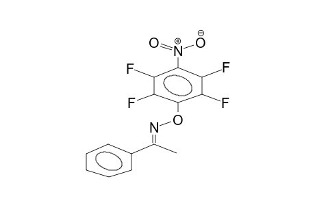 ACETOPHENONOXIME, O-4-NITROTETRAFLUOROPHENYL ETHER