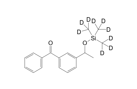 phenyl-[3-[1-[tris(trideuteriomethyl)silyloxy]ethyl]phenyl]methanone