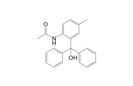 2-Acetamido-5-methylphenyl(diphenyl)methanol