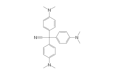 Benzeneacetonitrile, 4-(dimethylamino)-alpha,alpha-bis[4-(dimethylamino)phenyl]-