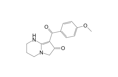 8-(4-Methoxybenzoyl)-1,2,3,4-tetrahydropyrrolo[1,2-a]pyrimidin-7(6)-one
