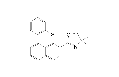 4,4-Dimethyl-2-(1-phenylsulfanyl-2-naphthyl)-5H-oxazole